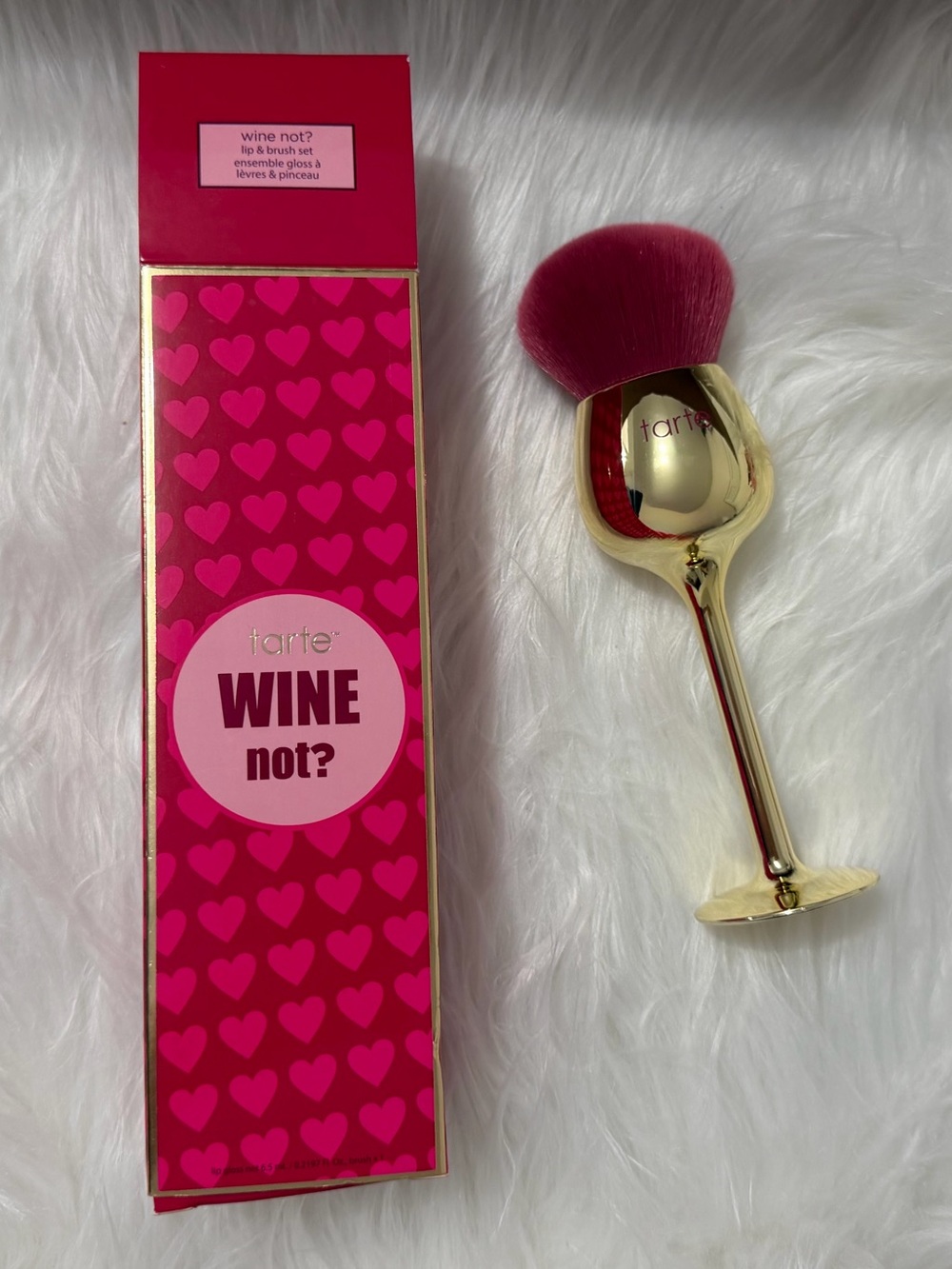 Tarte Wine Not Gold Fluffy Makeup Powder Face Brush